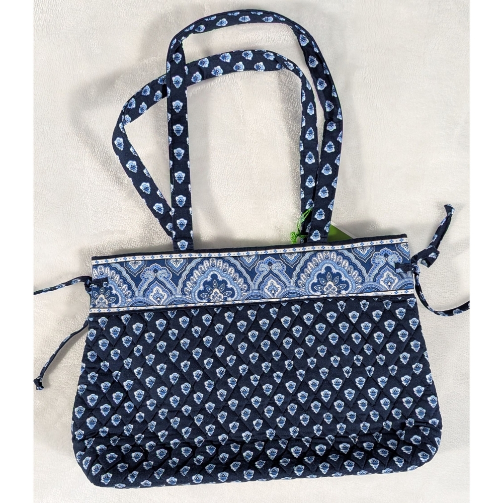 Vera Bradley Tie Tote Nantucket Navy - Picture 8 of 12